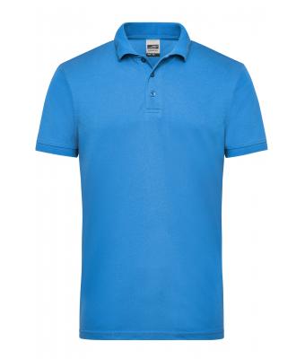 Men Men's Workwear Polo Aqua 8171