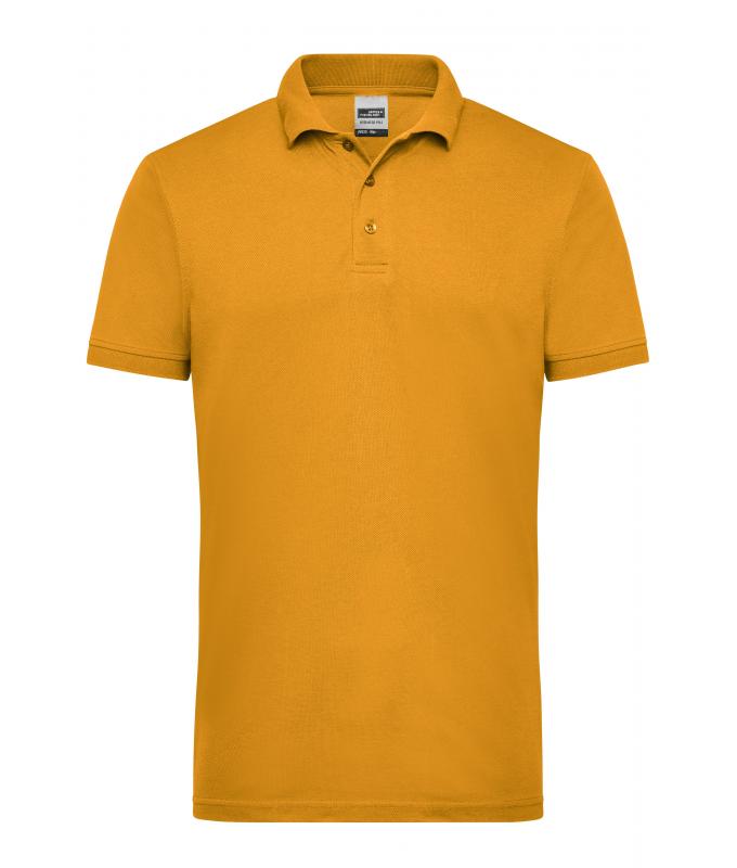Men Men's Workwear Polo Gold-yellow 8171