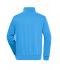 Unisex Workwear Half Zip Sweat Aqua 8172