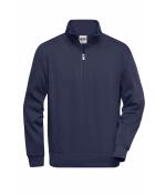 Unisex Workwear Half-Zip Sweat Navy 8172