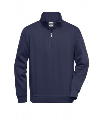 Unisex Workwear Half Zip Sweat Navy 8172