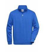 Unisex Workwear Half-Zip Sweat Royal 8172