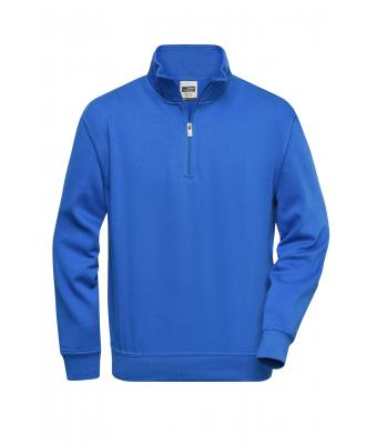 Unisex Workwear Half Zip Sweat Royal 8172