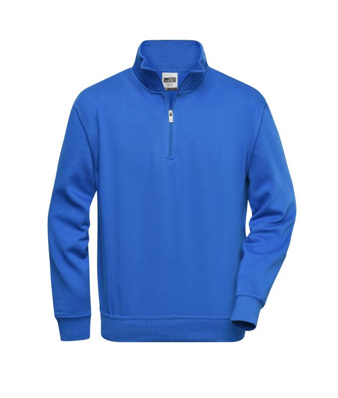 Unisex Workwear Half-Zip Sweat Royal 8172