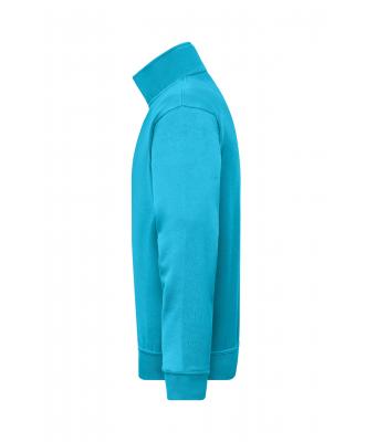 Unisex Workwear Half-Zip Sweat Turquoise 8172
