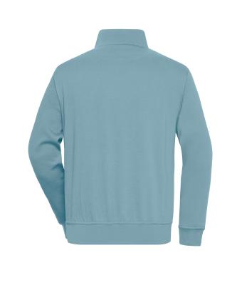 Unisex Workwear Half-Zip Sweat Steel-blue 8172