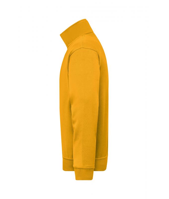 Unisex Workwear Half-Zip Sweat Gold-yellow 8172