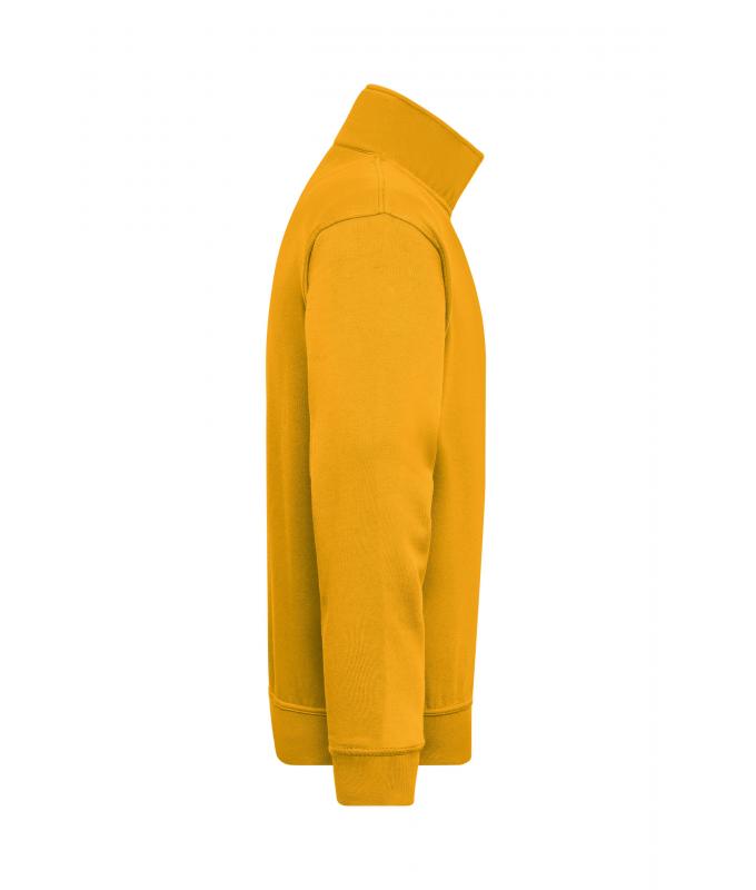 Unisex Workwear Half-Zip Sweat Gold-yellow 8172