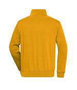 Unisex Workwear Half-Zip Sweat Gold-yellow 8172