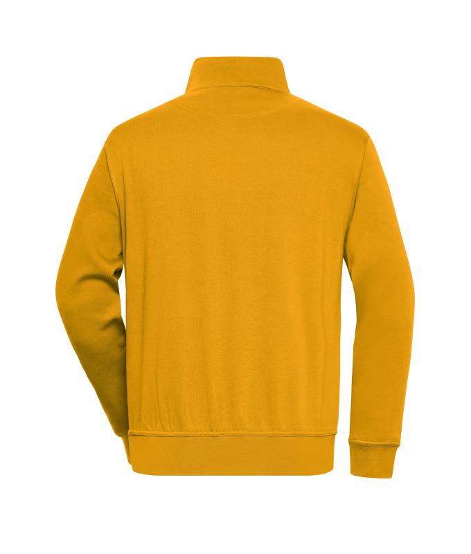 Unisex Workwear Half-Zip Sweat Gold-yellow 8172