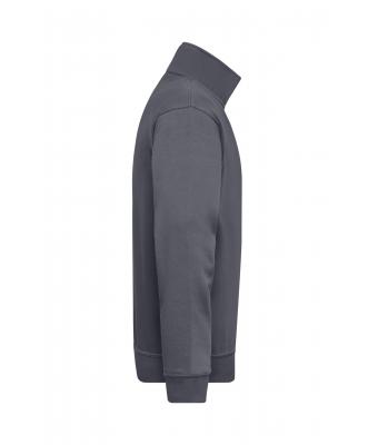 Unisex Workwear Half-Zip Sweat Carbon 8172