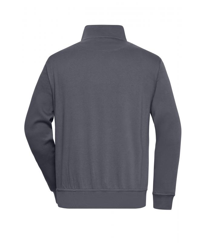 Unisex Workwear Half-Zip Sweat Carbon 8172