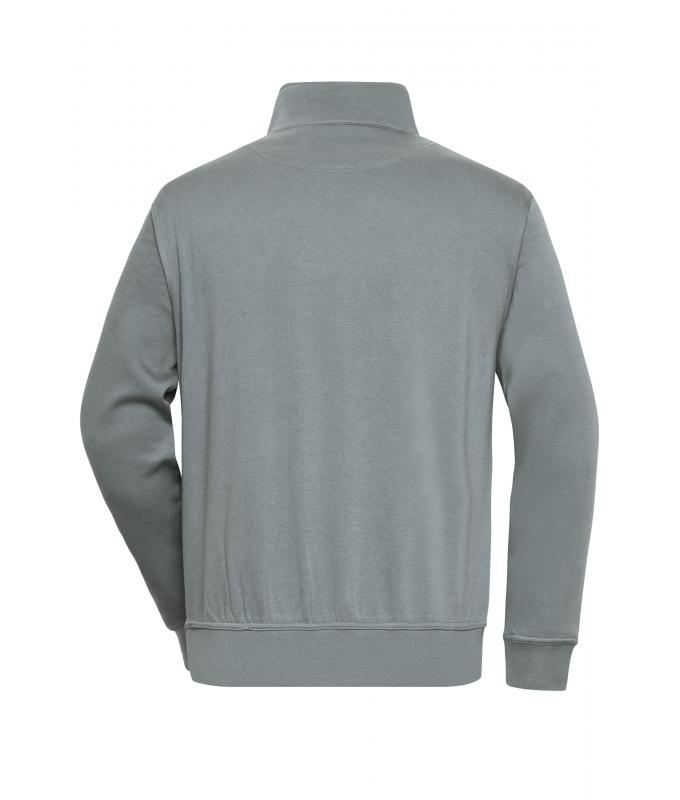 Unisex Workwear Half-Zip Sweat Dark-grey 8172