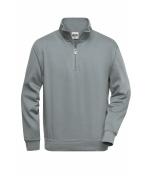 Unisex Workwear Half-Zip Sweat Dark-grey 8172