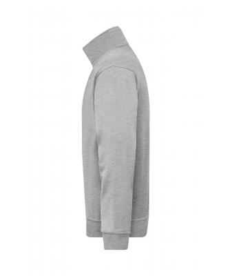 Unisex Workwear Half-Zip Sweat Grey-heather 8172