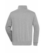 Unisex Workwear Half-Zip Sweat Grey-heather 8172