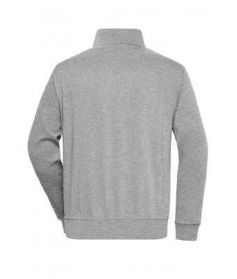 Unisex Workwear Half-Zip Sweat Grey-heather 8172