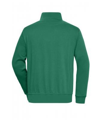 Unisex Workwear Half-Zip Sweat Dark-green 8172