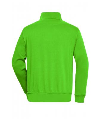 Unisex Workwear Half-Zip Sweat Lime-green 8172