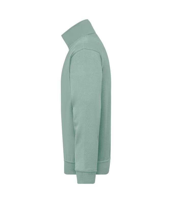 Unisex Workwear Half-Zip Sweat Foggy-green 8172