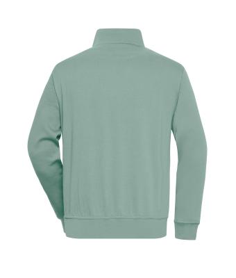 Unisex Workwear Half-Zip Sweat Foggy-green 8172
