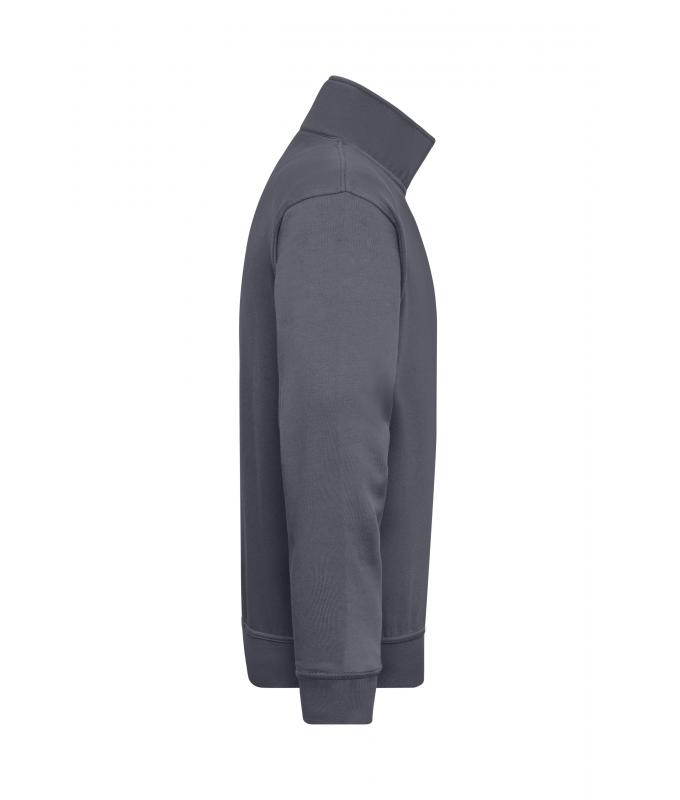 Unisex Workwear Half-Zip Sweat Carbon 8172