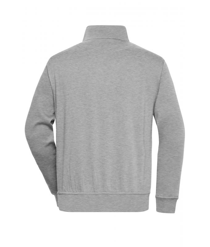 Unisex Workwear Half-Zip Sweat Grey-heather 8172