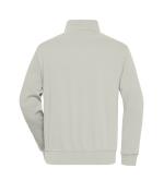Unisex Workwear Half-Zip Sweat Cement 8172