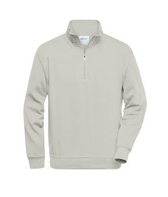 Unisex Workwear Half-Zip Sweat Cement 8172