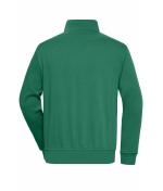 Unisex Workwear Half-Zip Sweat Dark-green 8172