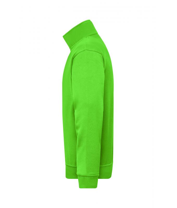Unisex Workwear Half-Zip Sweat Lime-green 8172