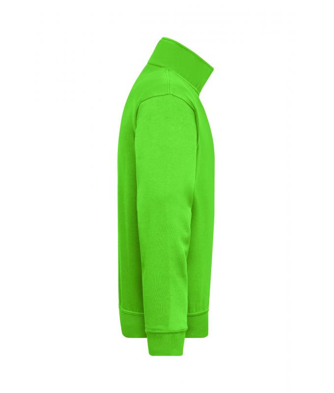 Unisex Workwear Half-Zip Sweat Lime-green 8172