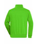 Unisex Workwear Half-Zip Sweat Lime-green 8172
