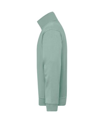 Unisex Workwear Half-Zip Sweat Foggy-green 8172