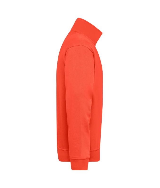 Unisex Workwear Half-Zip Sweat Spicy-orange 8172