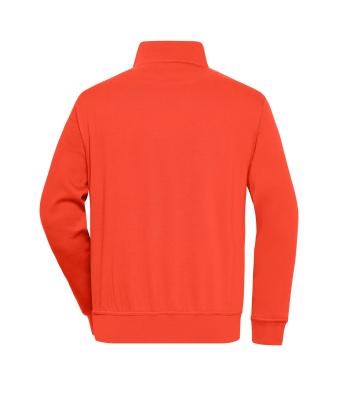 Unisex Workwear Half-Zip Sweat Spicy-orange 8172