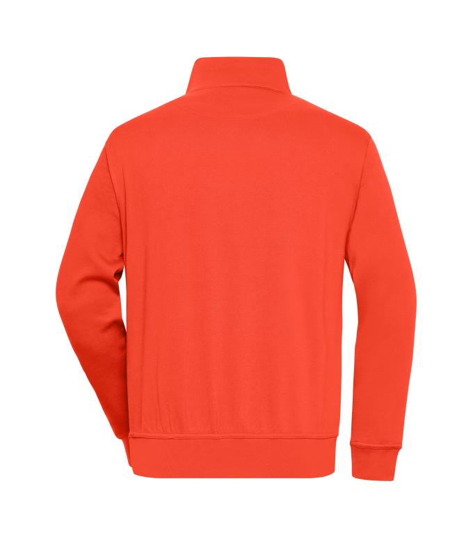 Unisex Workwear Half-Zip Sweat Spicy-orange 8172
