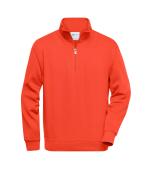 Unisex Workwear Half-Zip Sweat Spicy-orange 8172