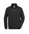 Unisex Workwear Half-Zip Sweat Black 8172