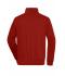 Unisex Workwear Half-Zip Sweat Wine 8172