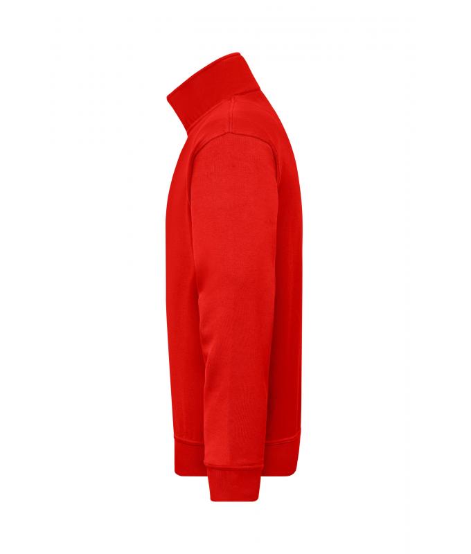 Unisex Workwear Half-Zip Sweat Red 8172