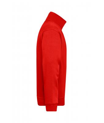 Unisex Workwear Half-Zip Sweat Red 8172