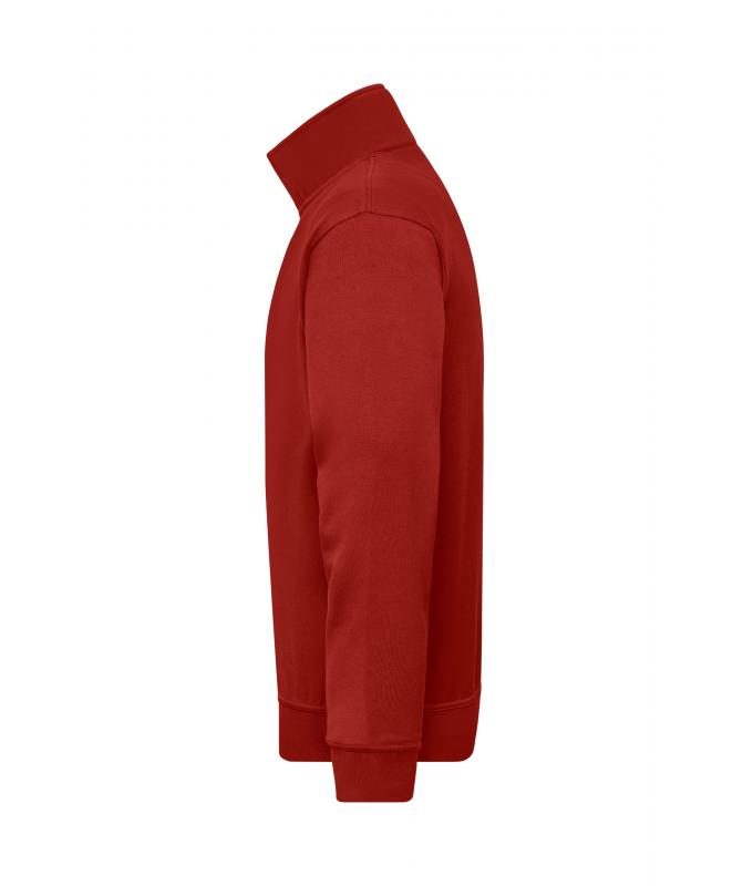 Unisex Workwear Half-Zip Sweat Wine 8172