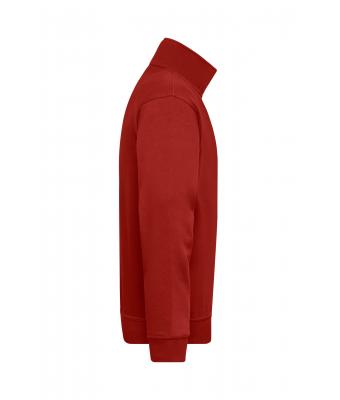 Unisex Workwear Half-Zip Sweat Wine 8172