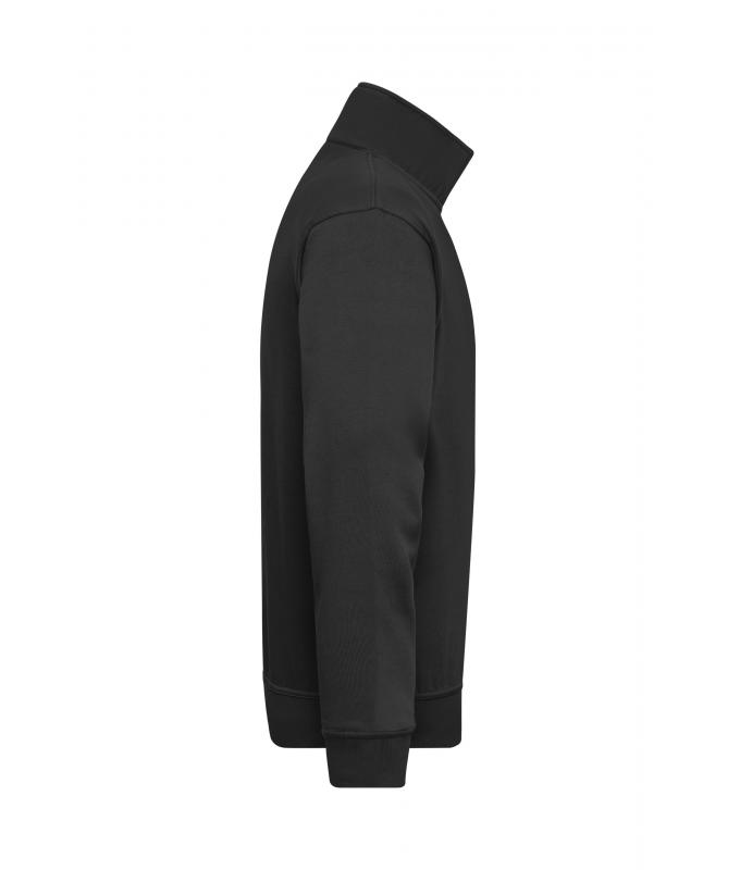 Unisex Workwear Half-Zip Sweat Black 8172