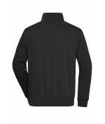 Unisex Workwear Half-Zip Sweat Black 8172
