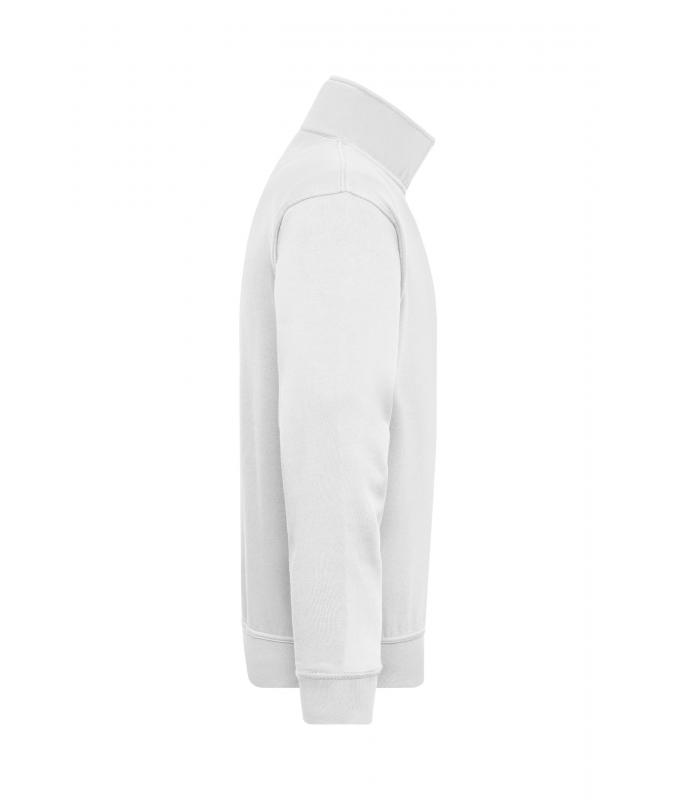 Unisex Workwear Half-Zip Sweat White 8172