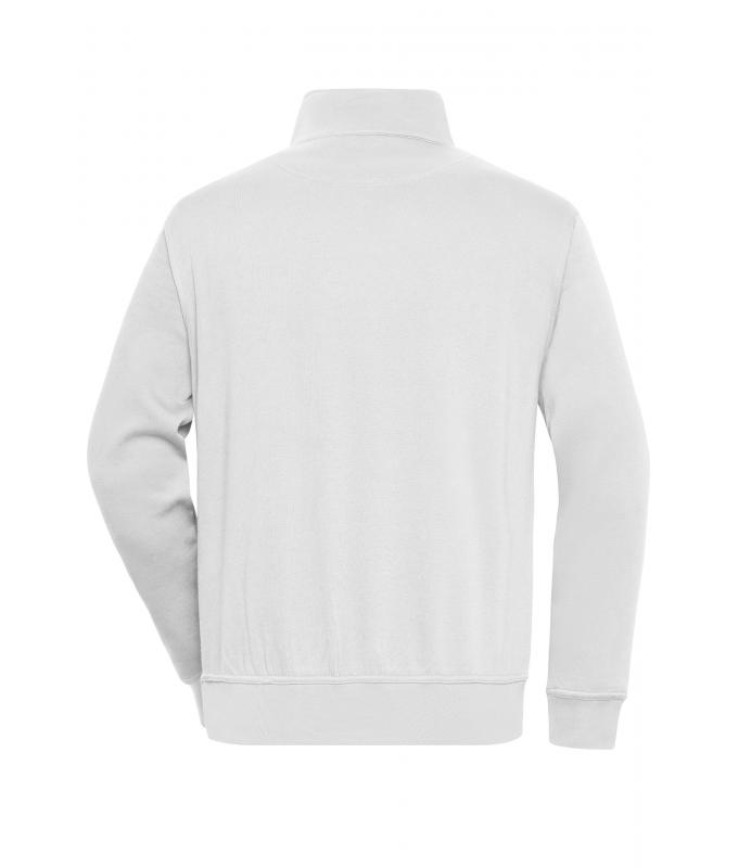 Unisex Workwear Half-Zip Sweat White 8172