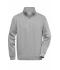 Unisex Workwear Half-Zip Sweat Grey-heather 8172