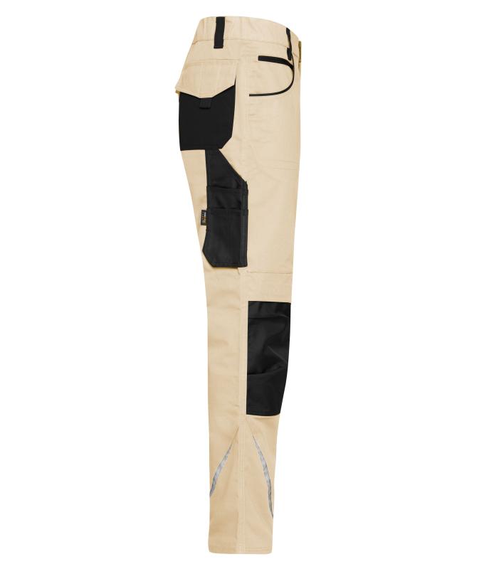 Unisex Workwear Pants - STRONG - Stone/black 8290